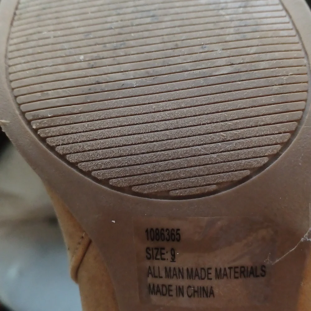 Charlotte Russe tan suede boots - Picture 5 of 6